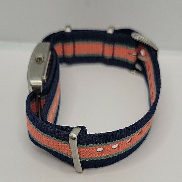 Fossil WB1028 Womens Multicolor Nylon Brown Analog Dial Quartz Wrist Watch BC942 - Picture 7 of 9